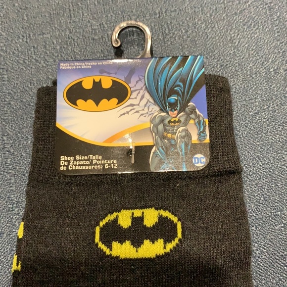 Batman Crew Socks 1pair NWT - Picture 3 of 4